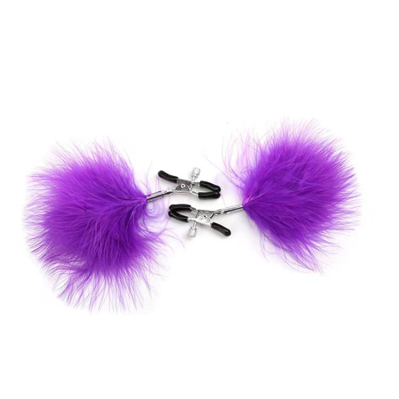 Fluffy Nipple Clips