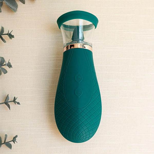 Honey Pistil flat lay on beige backdrop