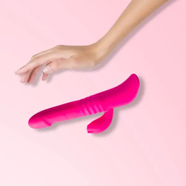 Woman's hand reaching out for Rabbit