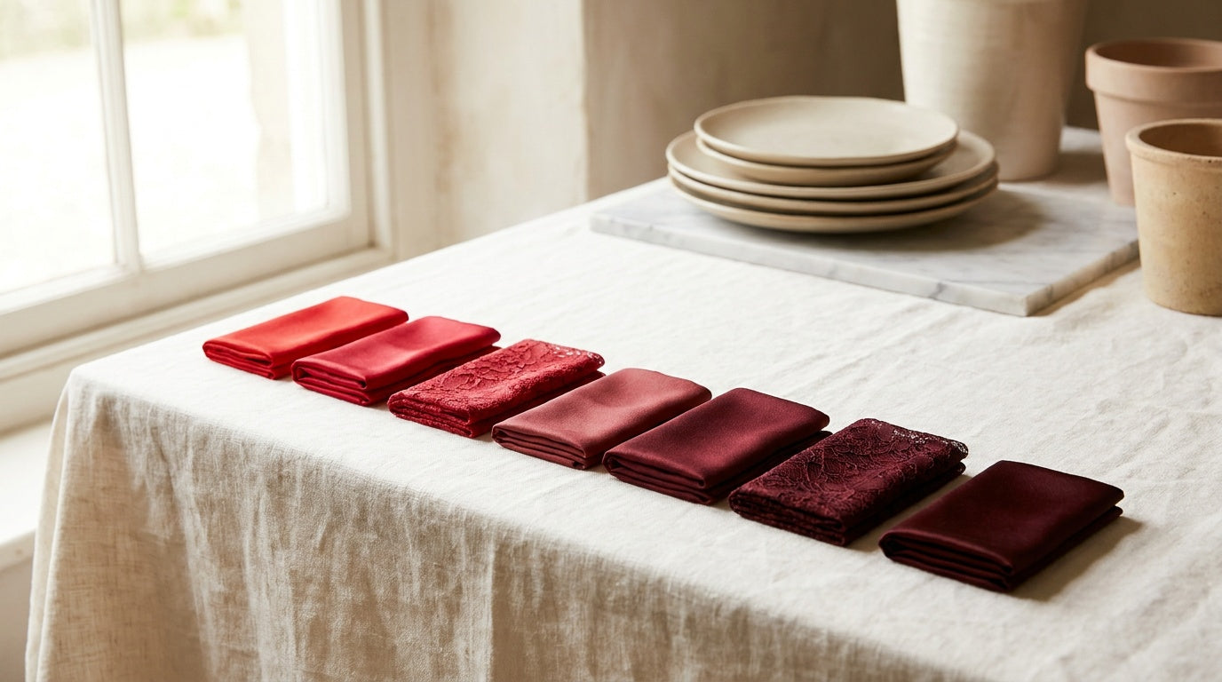 Not All Reds Are the Same Red - red lingerie