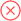 Circle Cross Red