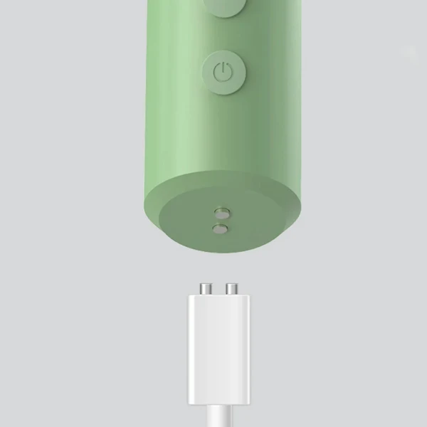 Closeup of magnetic charging