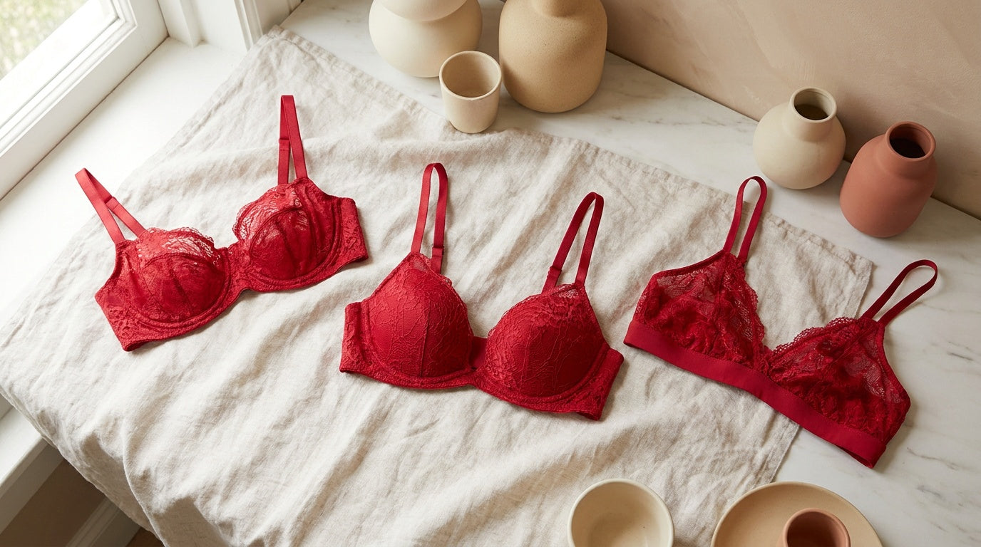 Silhouettes: Choosing the Shape Before the Shade - red lingerie