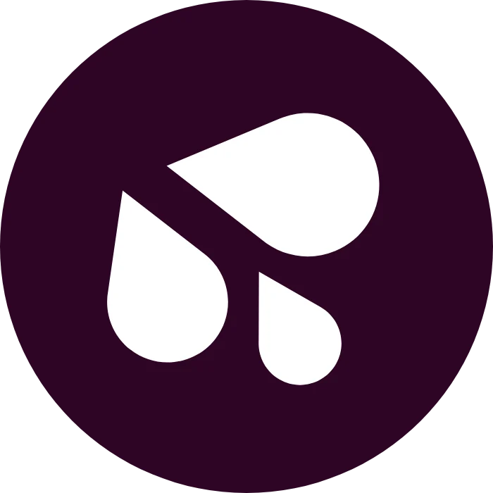 Three droplets icon