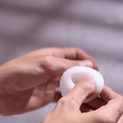 Super Masturbator Egg being turned inside out