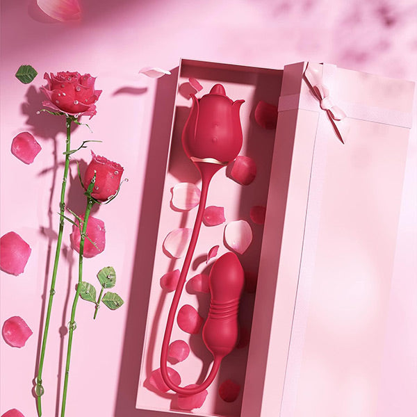 Rose vibrator in a gift box